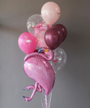 Розовые наборы воздушных шаров №24 фото 1  от интернет-магазина FASHION FLOWERS
