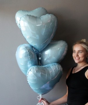 Голубые наборы воздушных шаров №44 фото 4  от интернет-магазина FASHION FLOWERS