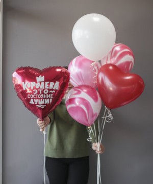 Красные наборы воздушных шаров №39 фото 1  от интернет-магазина FASHION FLOWERS