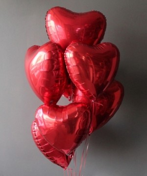 Красные наборы воздушных шаров №39 фото 1  от интернет-магазина FASHION FLOWERS