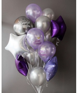 Серебряные наборы воздушных шаров №18 фото 1  от интернет-магазина FASHION FLOWERS