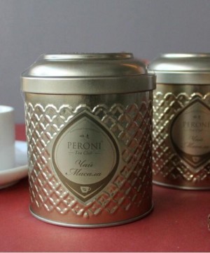 Чай чёрный "Peroni" со специями Масала, 70 гр ж/б фото 1  от интернет-магазина FASHION FLOWERS