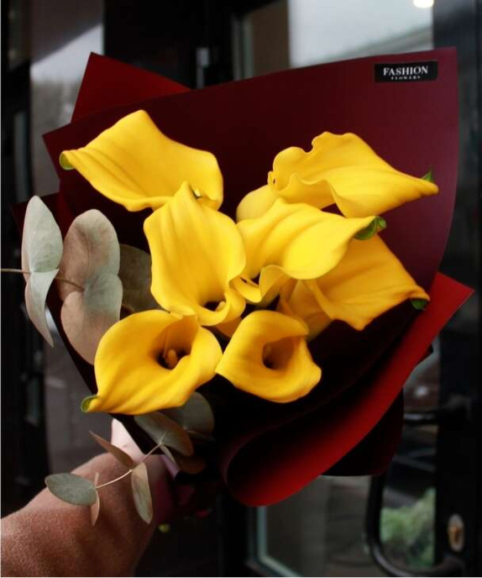 Каллы Йеллоустоун 7 шт. №2420