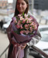 7 розовых альстромерий Дубай №3453