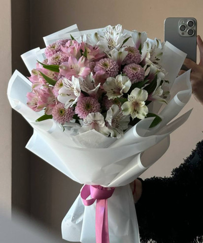 "Нежный румянец" букет №2486 "Нежный румянец" букет №2486