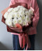 7 белых кустовых хризантем Алтай №4366