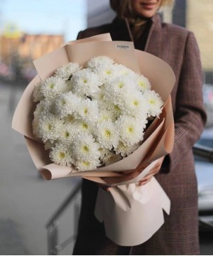 Кружевные хризантемы 7 шт. №5051 фото 1  от интернет-магазина FASHION FLOWERS