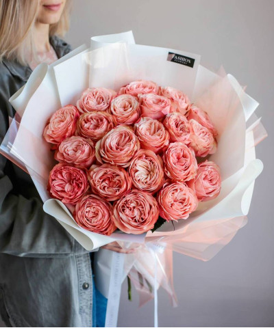 21 персиковая роза Кахала №3437