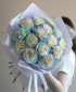 15 роз Тинтед Юникорн 