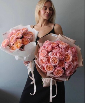 Джульетта - пионовидные розы №9540 фото 1  от интернет-магазина FASHION FLOWERS