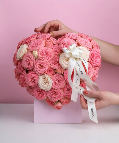"Secret roses" Сердце из роз №6146