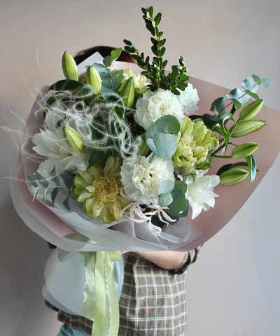 "Цветущий сад" авторский букет №8943