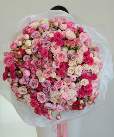 101 кустовая роза Лейси №4580