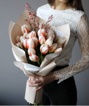 роскошные тюльпаны Марсель 25шт. №4570