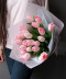 21 розовый тюльпан №2729