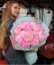 15 розовых пионов №3034