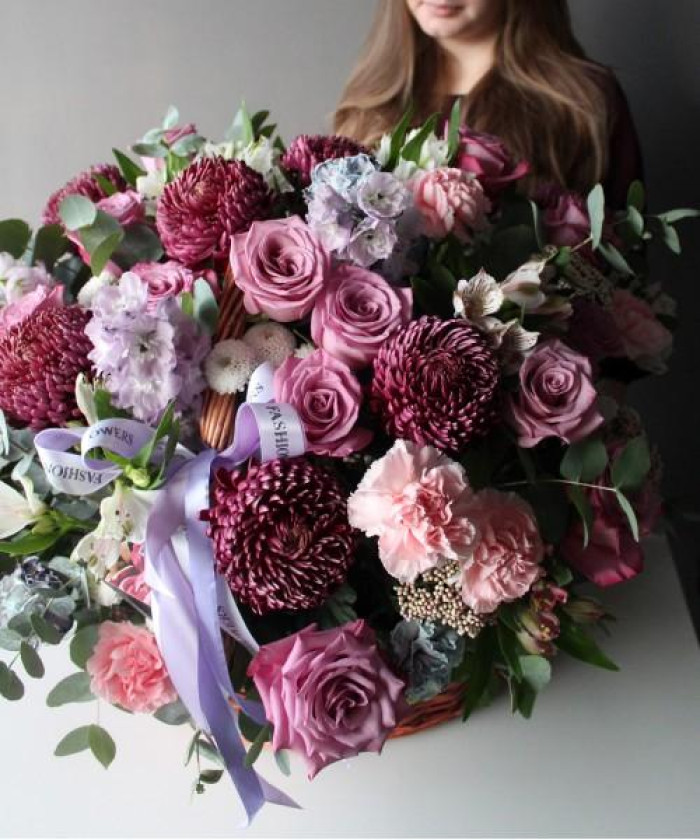 Корзина с цветами 