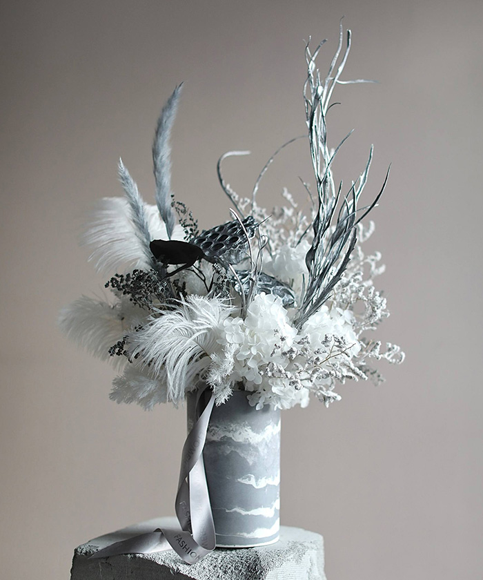 Сухоцветы в вазе 