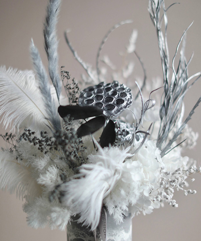 Сухоцветы в вазе 