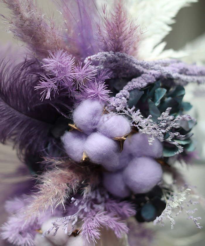 Сухоцветы в вазе 