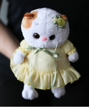 Кошечка ЛиЛи в платье из шифона, 20 см см, мягкая игрушка