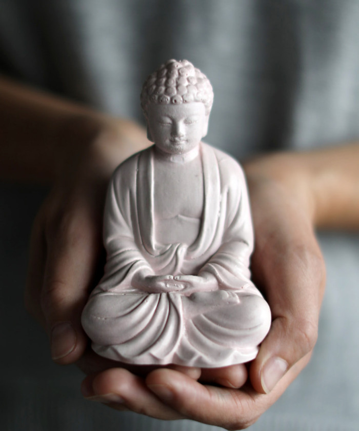 Будда, статуэтка, h12см, цвет в ассортименте