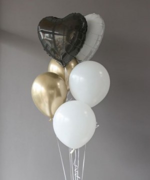 Белые наборы воздушных шаров №19 фото 3  от интернет-магазина FASHION FLOWERS