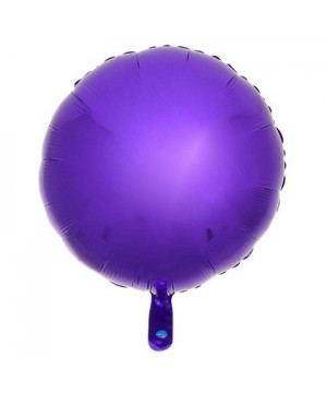 Шар фольга Круг 32" Металл Фиолетовый